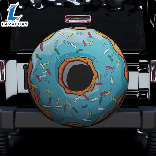 Blue Sprinkle Doughnut Spare Tire Cover Gift For Campers