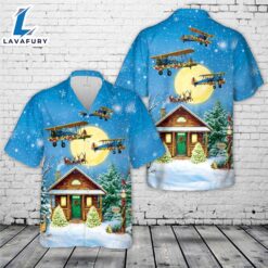 BoeingStearman PT-17 Christmas Hawaiian Shirt