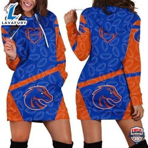 Boise State Broncos NCAA 3D Women Hoodie Dress