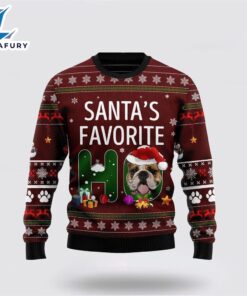 Bulldog Santa Favorite Ho Ugly…