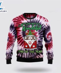 Bulldog Tie Dye Ugly Christmas…