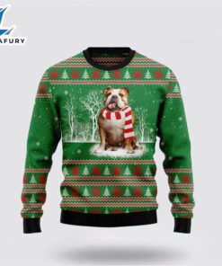 Bulldog True Friend Ugly Christmas…