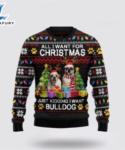 Bulldogs Ugly Christmas Sweater For…