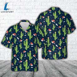 Cactus Christmas Holiday Hawaiian Shirt