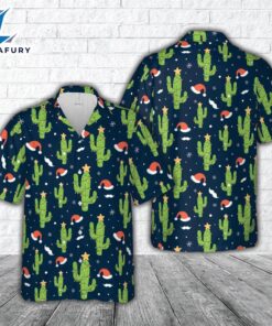 Cactus Christmas Holiday Hawaiian Shirt