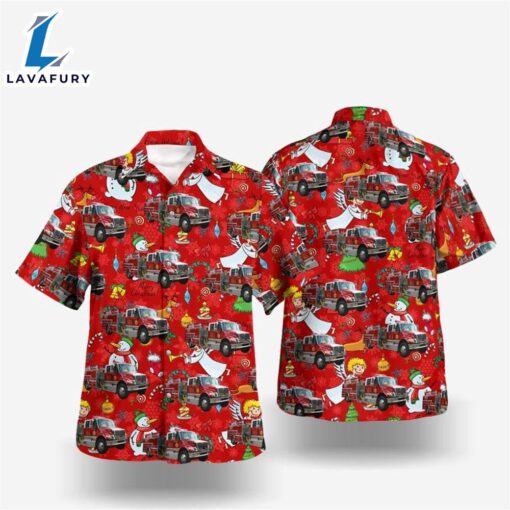 Caldwell County, North Carolina, Caldwell Fire Department Christmas Hawaiian Shirt