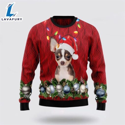 Chihuahua Christmas Beauty Ugly Ugly Christmas Sweater For Men And Women  Gift Dog Loves