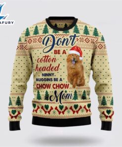 Chow Chow Mom Ugly Christmas…