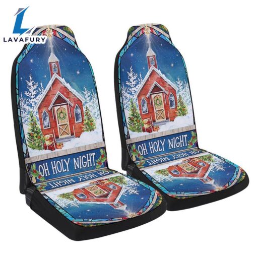 Christmas Church Oh Holy Night Seat Cover Cars Car Decor