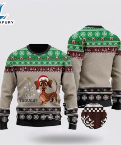 Christmas Dachshund Is This Jolly…