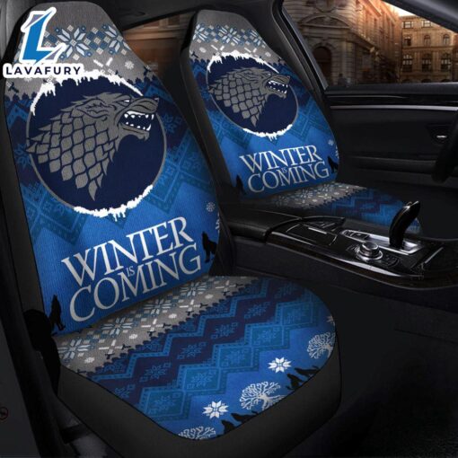 Christmas Game Of Thrones Stark Family Premium Custom Car Seat Covers Decor Protectors Car Decor