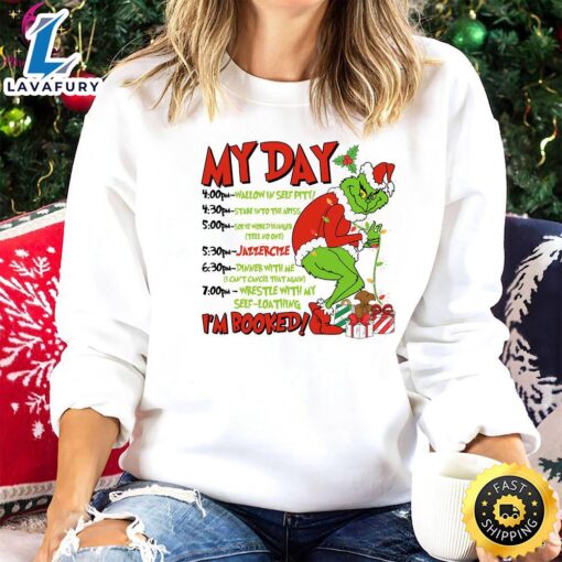 Christmas Grinch My Day Sweatshirt, Grinchmas Sweatshirt  Merry Christmas Shirt