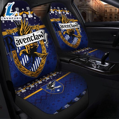 Christmas Harry Potter Ravenclaw Premium Custom Car Seat Covers Decor Protectors Car Decor