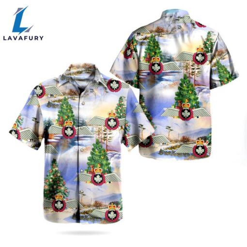 Christmas RCAF Pilot Wings Hawaiian Shirt