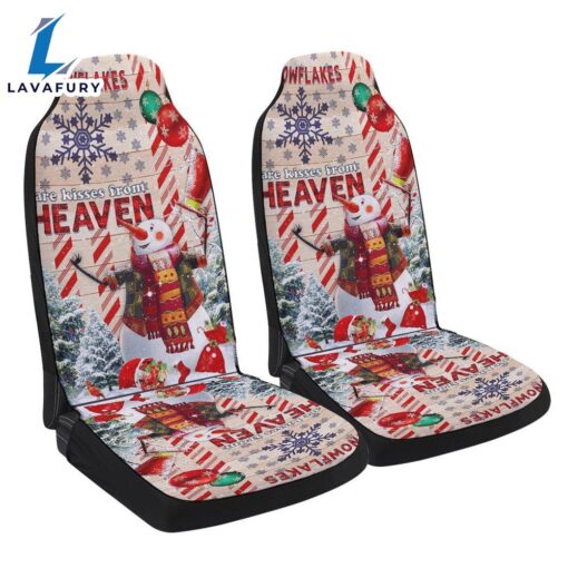 Christmas Snowman American Seat Cover Cars Car Decor