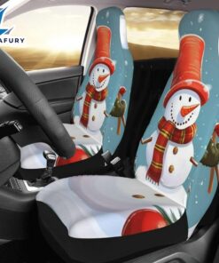 Christmas Snowman Print Car Seat…