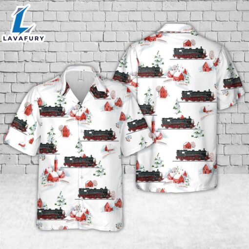 Christmas Tank Locomotive, Road Number 75 2412 Hawaiian Shirt