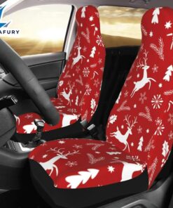 Christmas White Reindeer Car Seat…