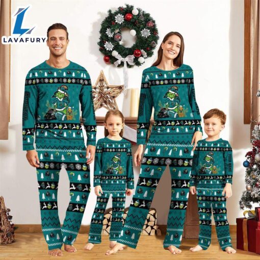 Coastal Carolina Chanticleers NCAA Custom Name Grinch Christmas And Sport Team Pajama Set  Gift Christmas