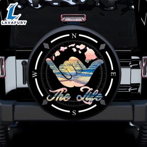 Compass The Life Camping Truck Car Spare Tire Cover Gift For Campers