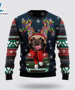 Cool French Bulldog Ugly Christmas…