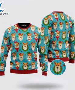 Corgi Snow Dog Christmas Ugly…