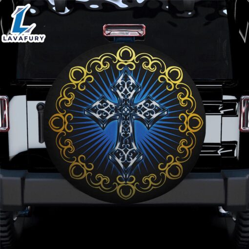 Cross Spare Tire Cover Gift For Campers