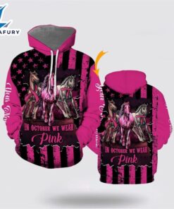 Custom Horse Cancer Breast Awareness…