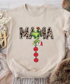 Custom Mama Grinch Sweatshirt Merry…