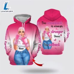 Custom Name Breast Cancer The…