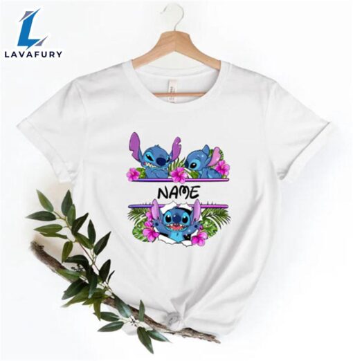 Custom Name Stitch Shirt, Disney Ohana Shirt, Disney Toodler Stitch Shirt, Lilo and Stitch Shirt