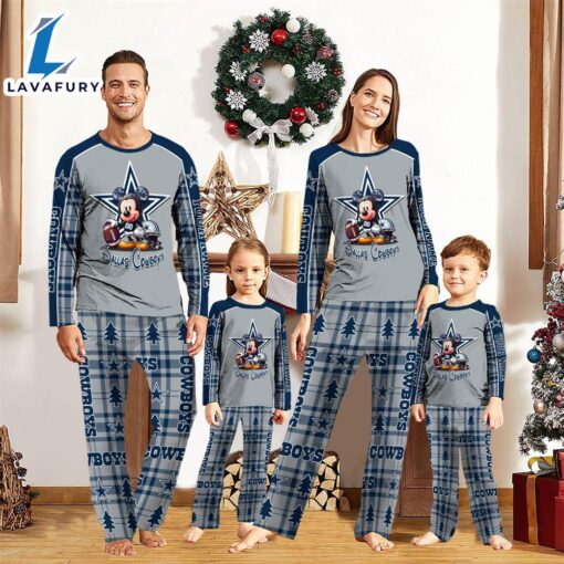 Dallas Cowboys Pajamas Personalized Your Name NFL And Mickey Mouse Pajamas  Gift For Christmas