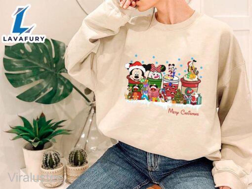 Disney Christmas Coffee Shirt  Merry Christmas Shirt