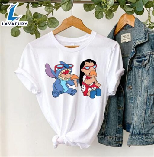 Disney Lilo and Stitch Ice Cream Shirt, Ohana Shirt, Disney Toodler Lilo and Stitch Shirt, Disneyland Trip Shirt