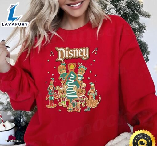 Disney Mickey And Friends Gingerbread Christmas Shirt  Merry Christmas Shirt