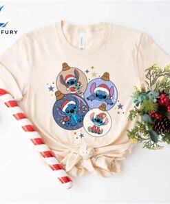 Disney Stich Vintage Christmas Shirt,…