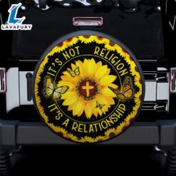 Faith Butterfly Cross Sunflower Car…