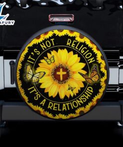 Faith Butterfly Cross Sunflower Car…