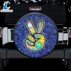 Finger Colorful Peace Sign Spare…