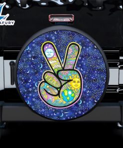 Finger Colorful Peace Sign Spare…