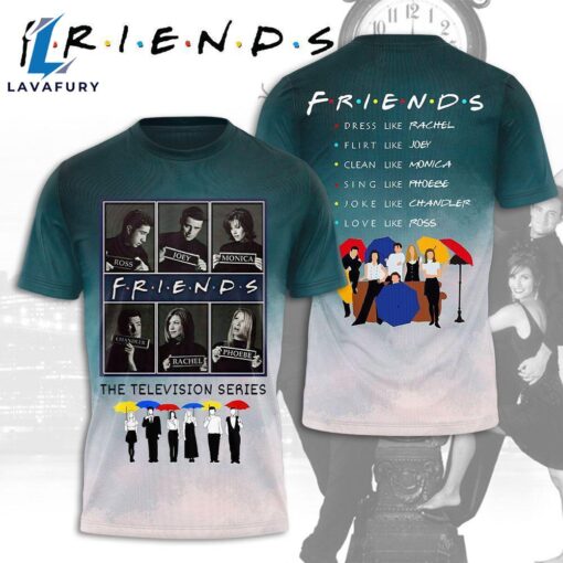 Friend 3d Shirt For Men And Women, Friends Series 3d Apparel   For Fans