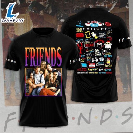 Friend 3d Shirt For Men And Women, Friends Stickers 3d Apparel   For Fans