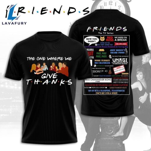 Friend 3d Shirt For Men And Women, Friends Tv Series 3d Apparel   For Fans