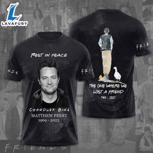 Friend 3d Shirt For Men And Women, Rest In Peace, Friends 3d Apparel  For Fans