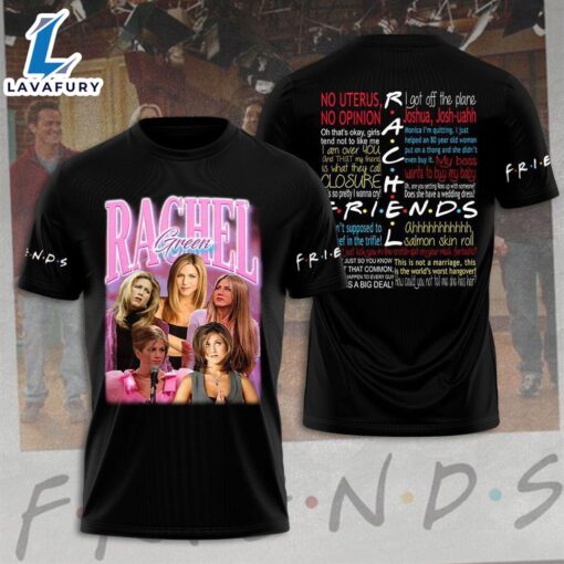 Friend 3d Shirt For Men And Women,Rachel Green, Friends 3d Apparel   For Fans