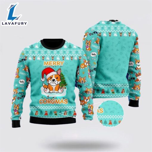 Funny Dog Merry Corgmas Christmas Ugly Christmas Sweater For Men And Women  Gift Dog Loves