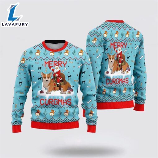 Funny Dog Merry Corgmas Ugly Christmas Sweater For Men And Women  Gift Dog Loves