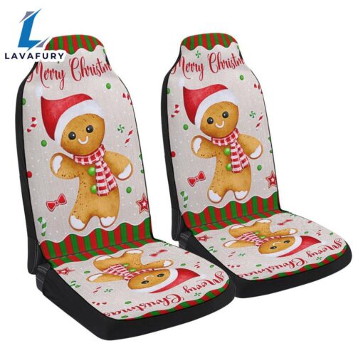 Gingerbread Man Christmas Seat Cover Cars Car Decor