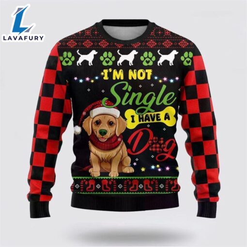 Golden Retriever Dog Ugly Christmas Sweater For Men And Women  Gift Dog Loves