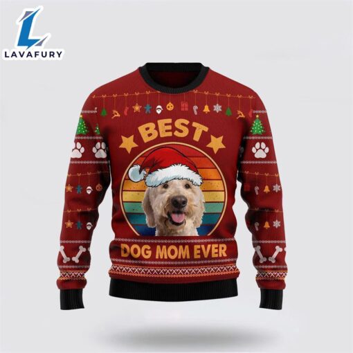 Goldendoodle Best Dog Mom Ever Ugly Christmas Sweater For Men And Women  Gift Dog Loves